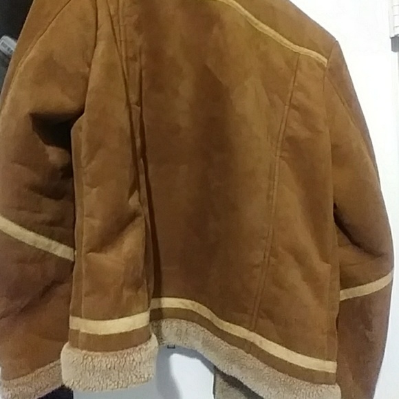 Beautiful cognac sherlin suede jacket brand new i - Picture 4 of 4